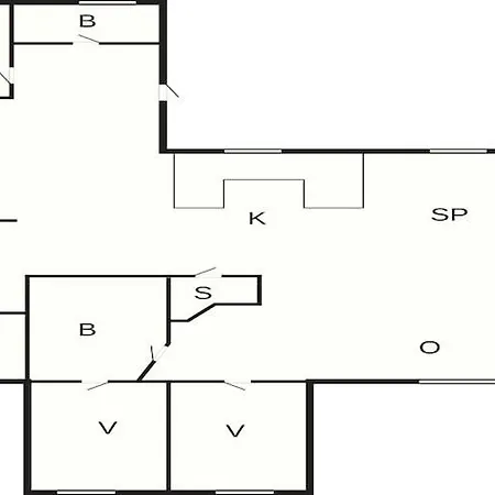 10 Person In Vaeggerlose-by Traum Prázdninový dům